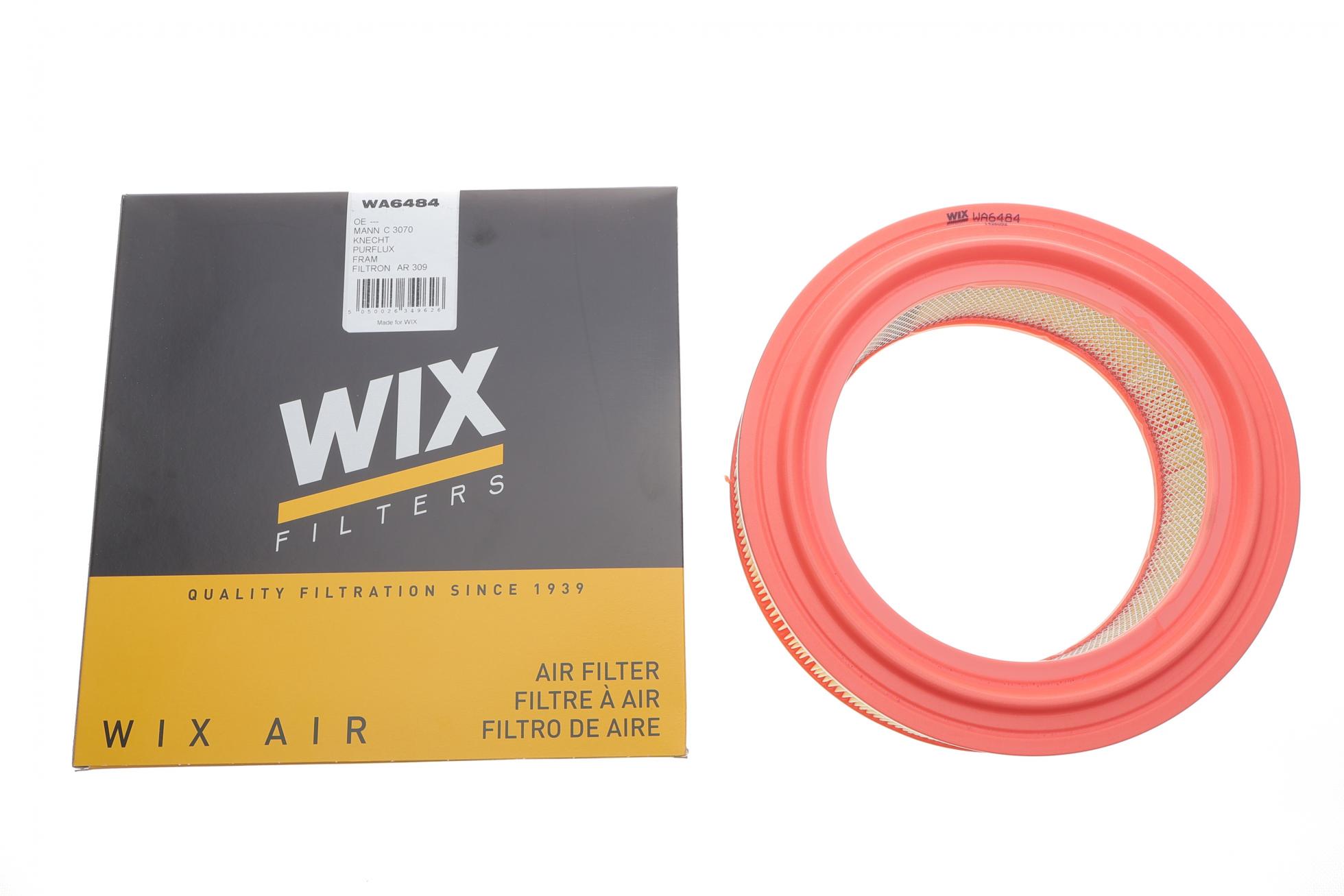 WA6484 WIX FILTERS